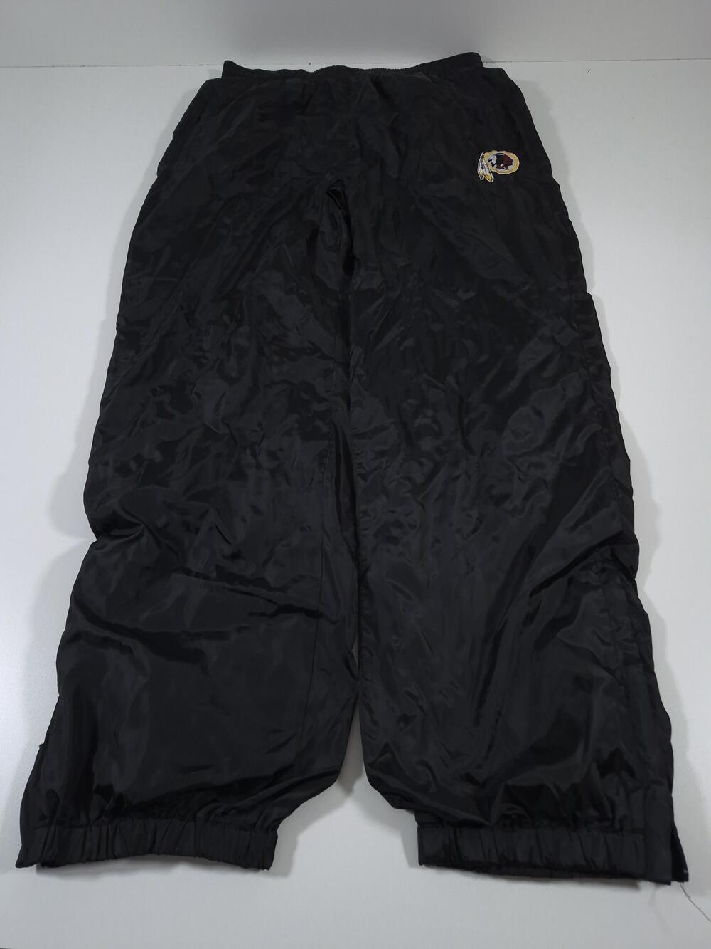 Washington Redskins Pants Mens Large Black NFL Football NFL Nylon Wind Pants